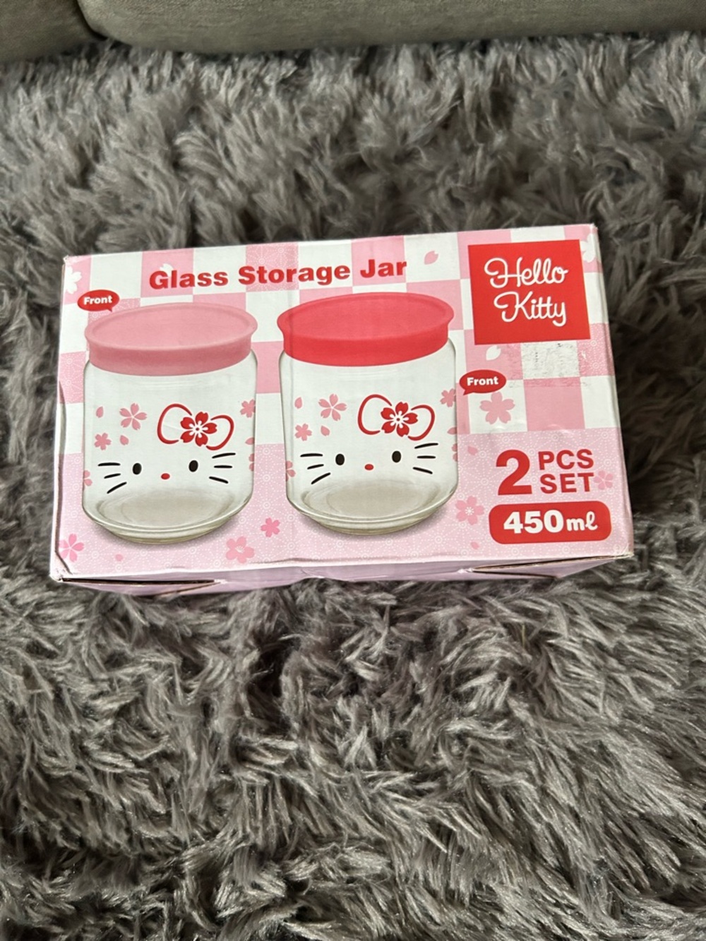 Hello Kitty Glass Storage Jar Set - Picture 7 of 7